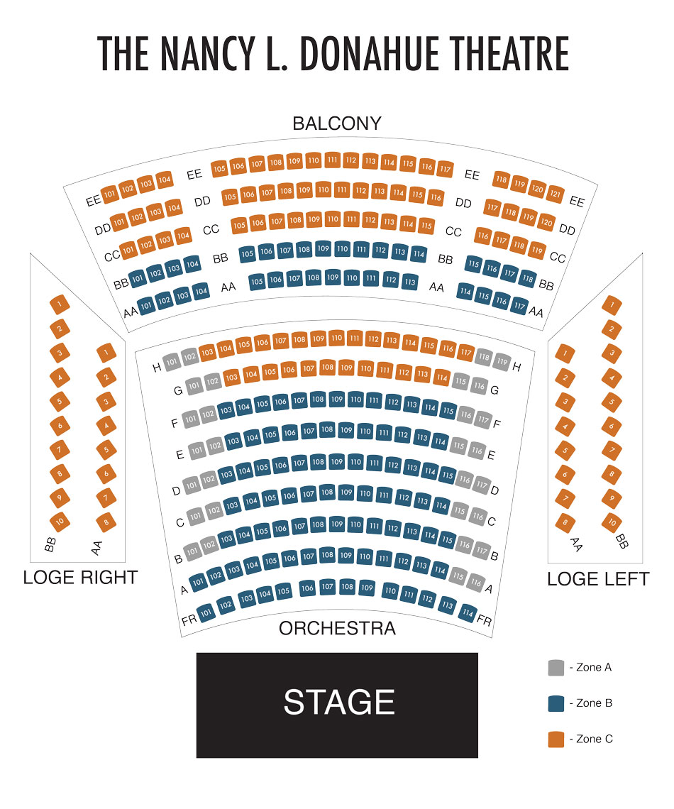Huntington Avenue Theatre Seating Chart